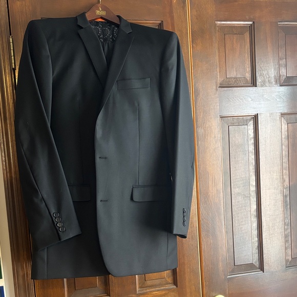 TALLIA Elegant Black Men's Suit Jacket